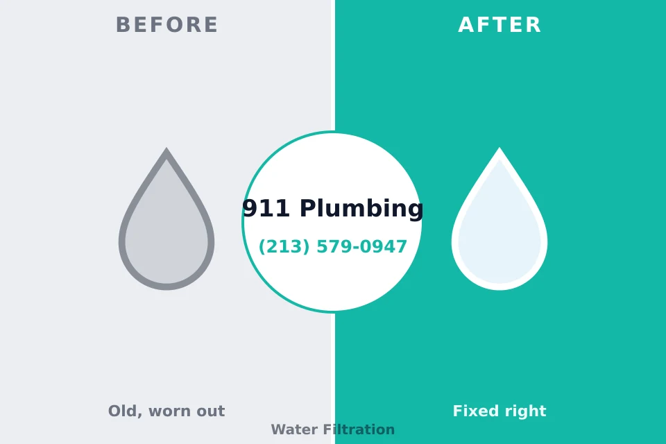 Before and after: plumbing repair Knik-Fairview, AK